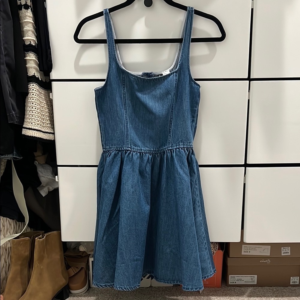 H&M Blue Denim Mini Dress